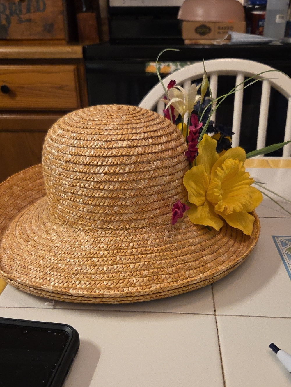 Stylish Straw Sun Hat - Picture 5 of 5